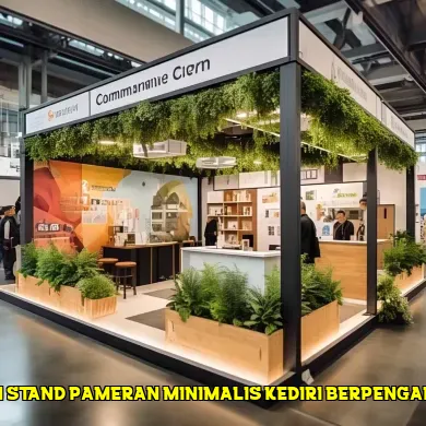 desain stand pameran minimalis kediri berpengalaman